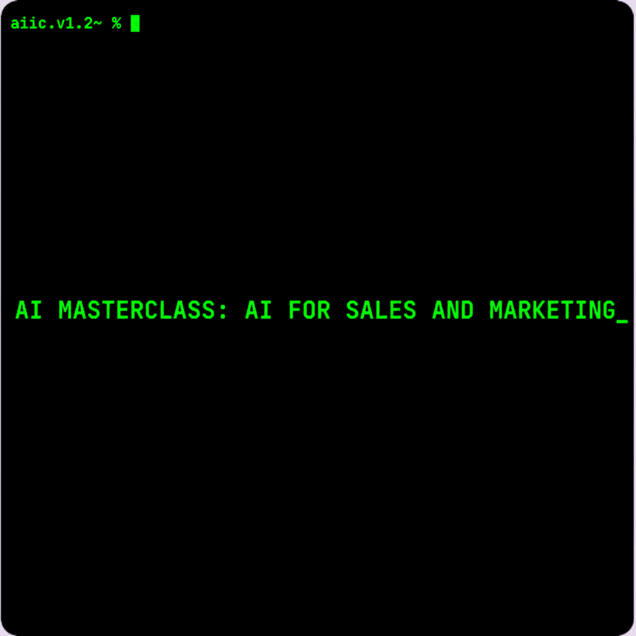 🎓MASTERCLASS: AI for Sales & Marketing That Actually Works