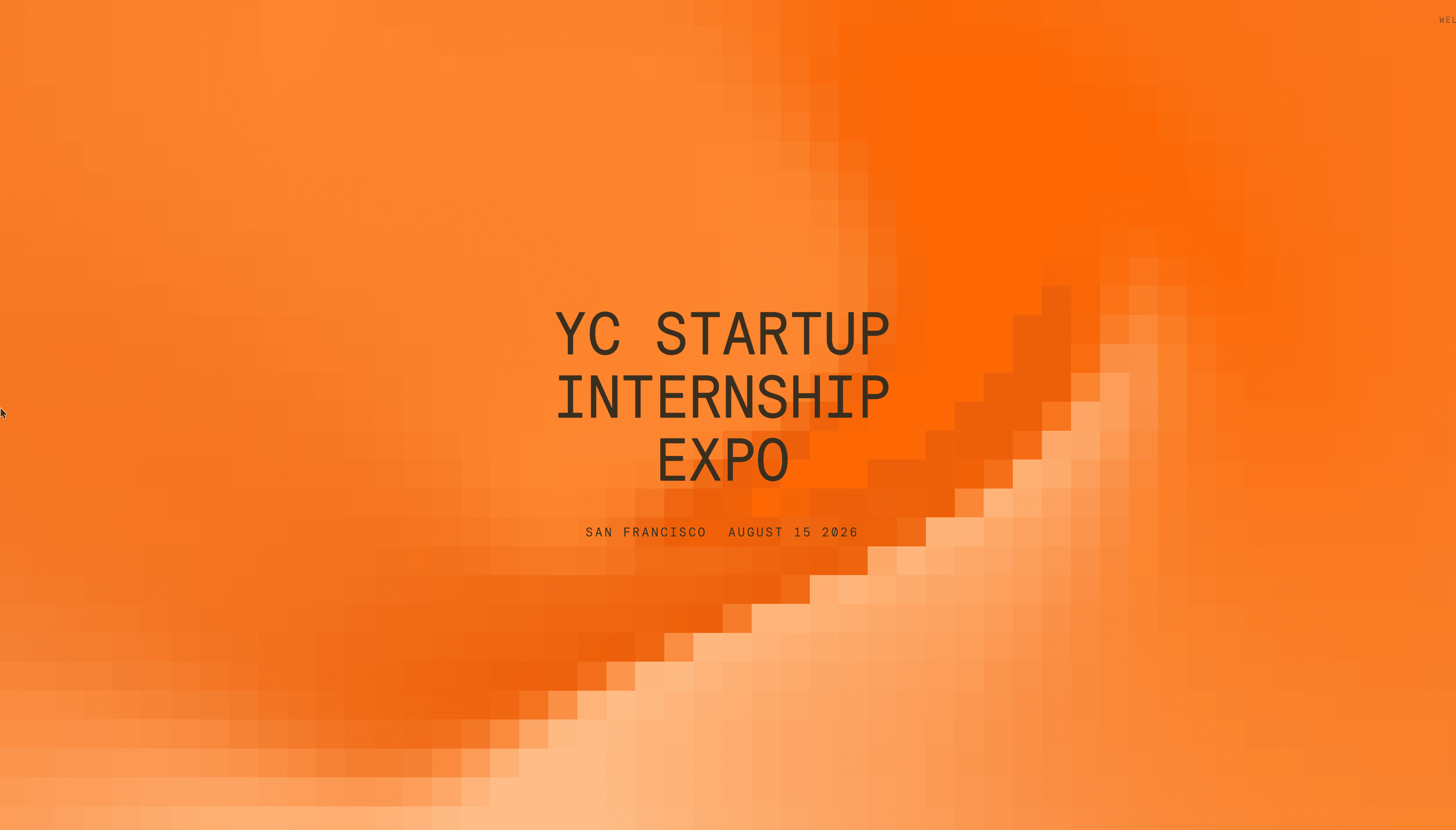YC Startup Internship Expo