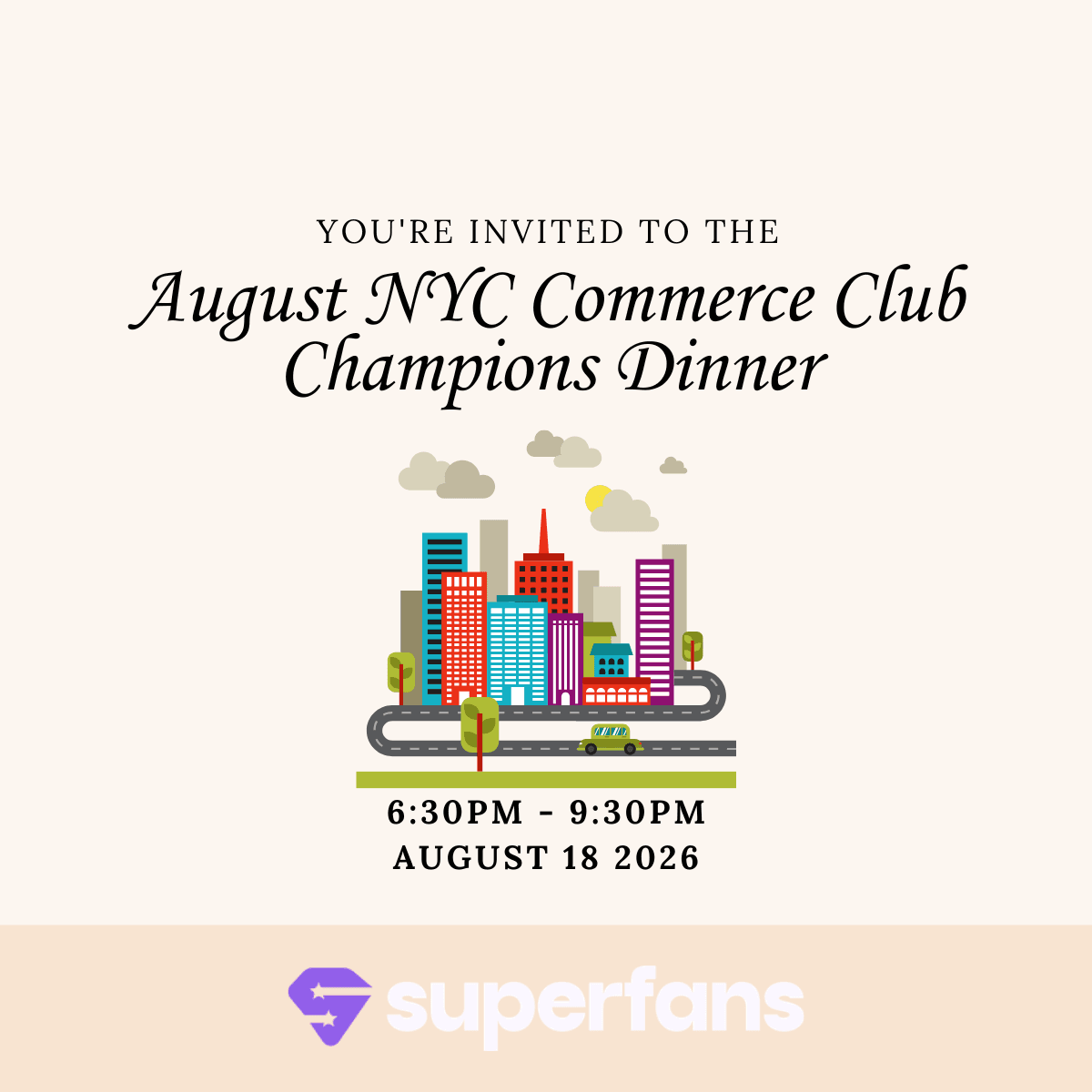 NYC Commerce Club Champions Dinner - Cooking Edition