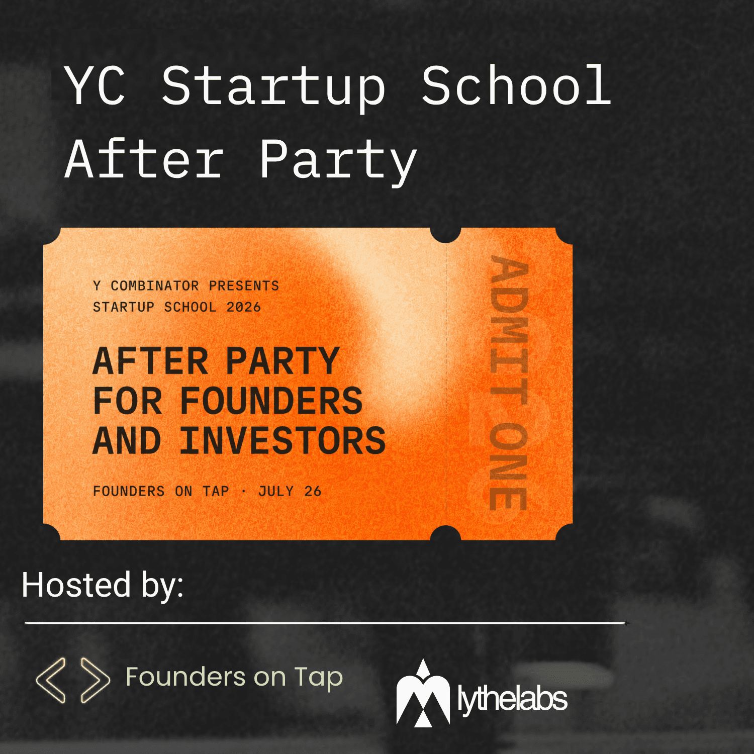 YC Startup School After Party