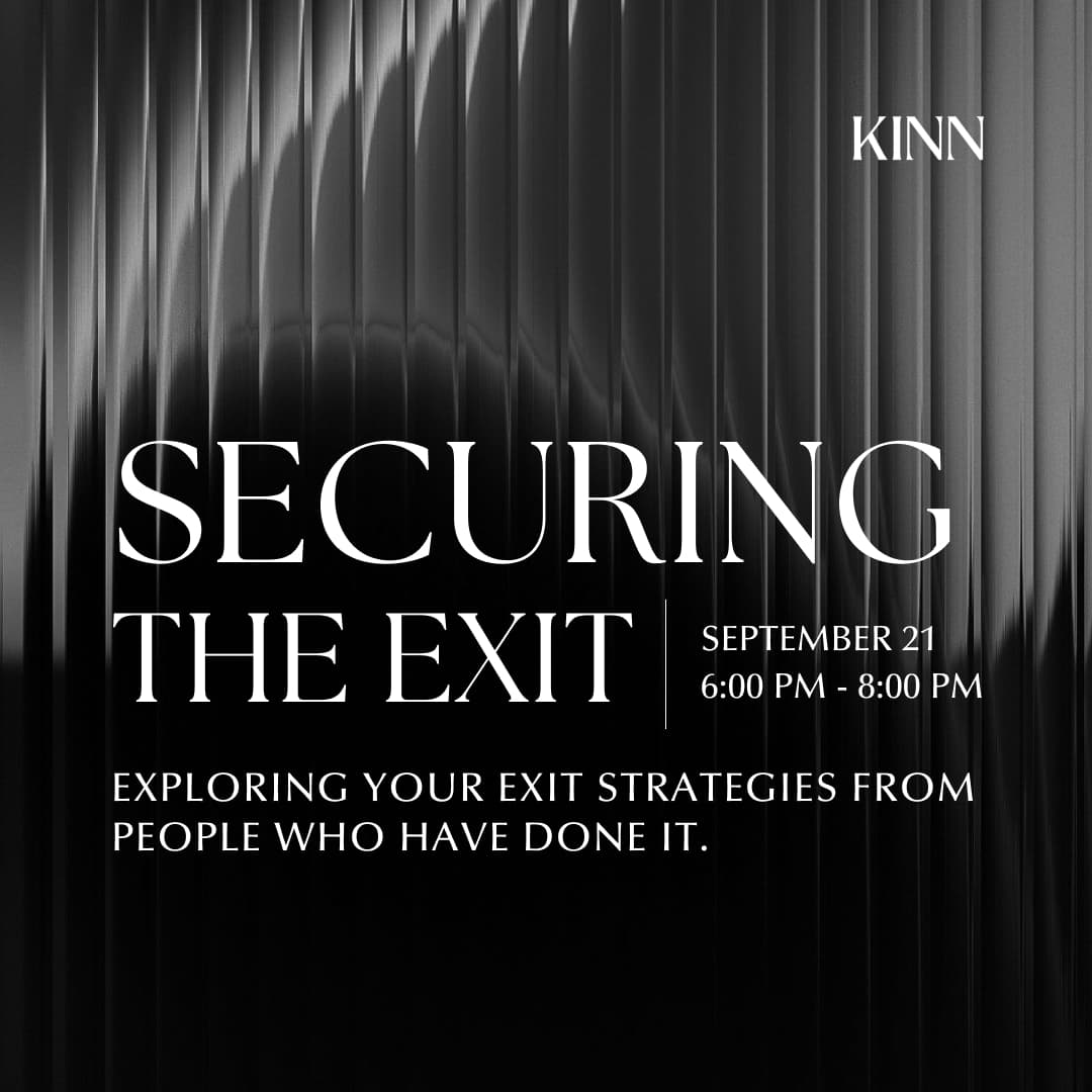 Securing The Exit: Exploring Your Exit Strategies From People Who Have Done It.