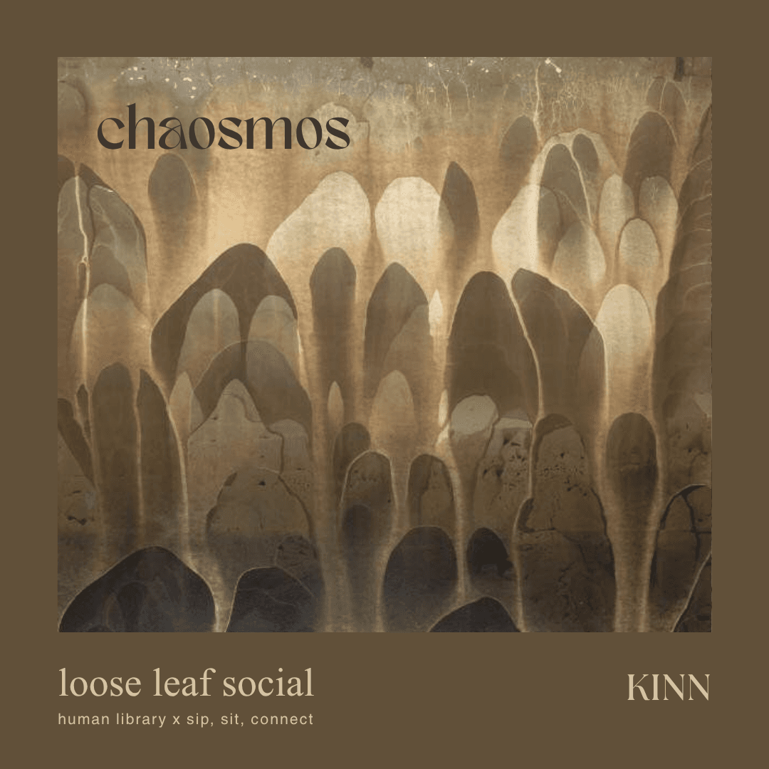 loose leaf social: human library x sip, sit, connect