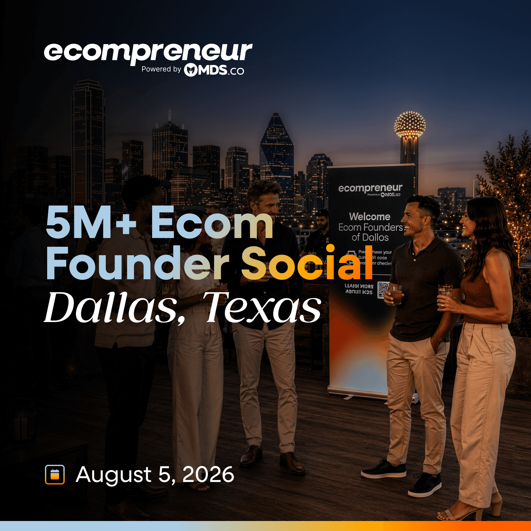 Dallas Ecom Founder Social Aug 2026