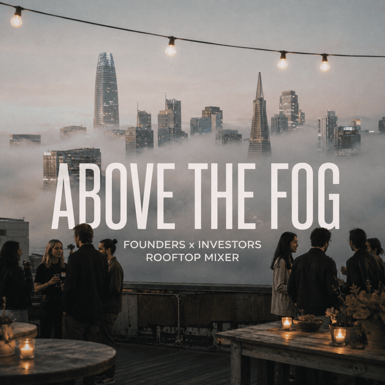 Above the Fog: Founders × Investors Rooftop Mixer