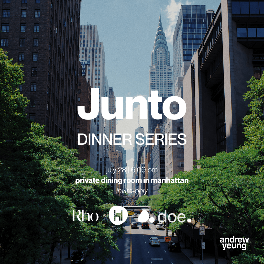 Junto Founder Dinner (Hosted by Andrew & Friends)