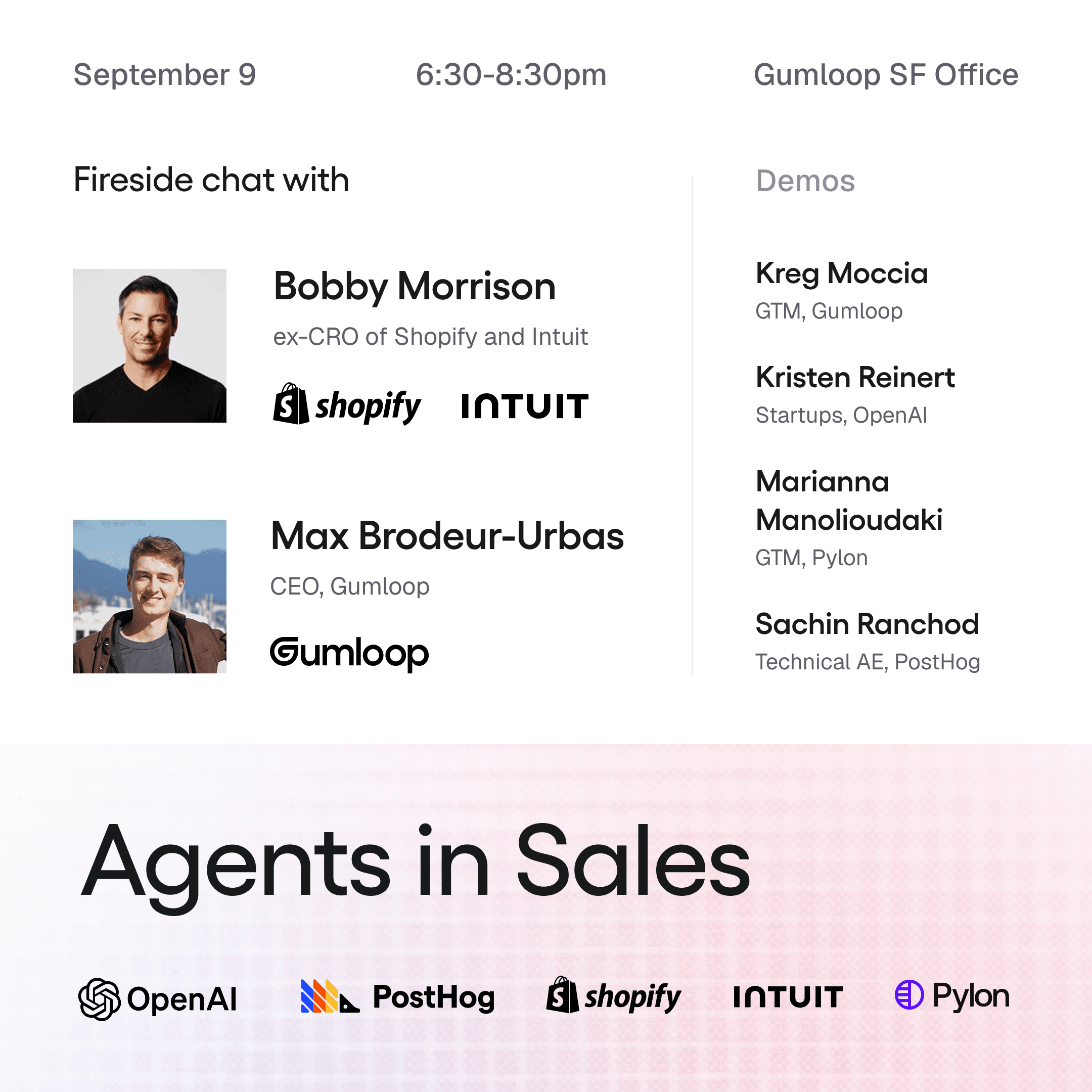 Agents in Sales: Fireside Chat with Bobby Morrison (ex-Shopify CRO)