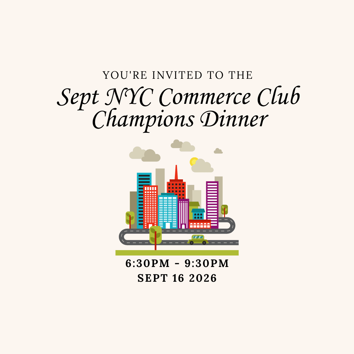 NYC Commerce Club Champions Dinner
