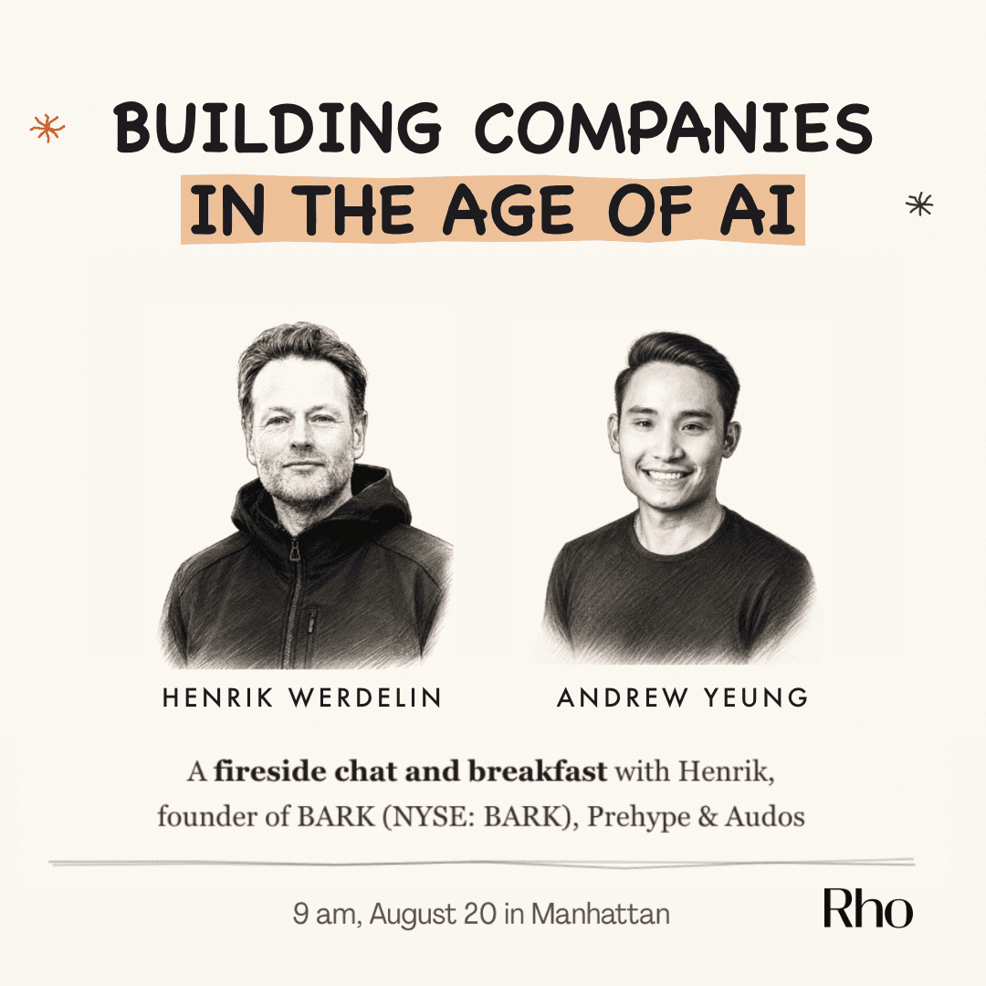 Breakfast + Q&A w/ Henrik Werdelin (Founder, BarkBox) & Andrew Yeung