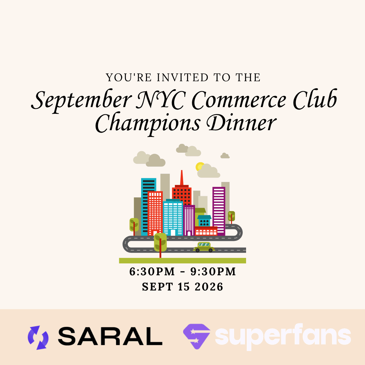 NYC Commerce Club Champions Dinner