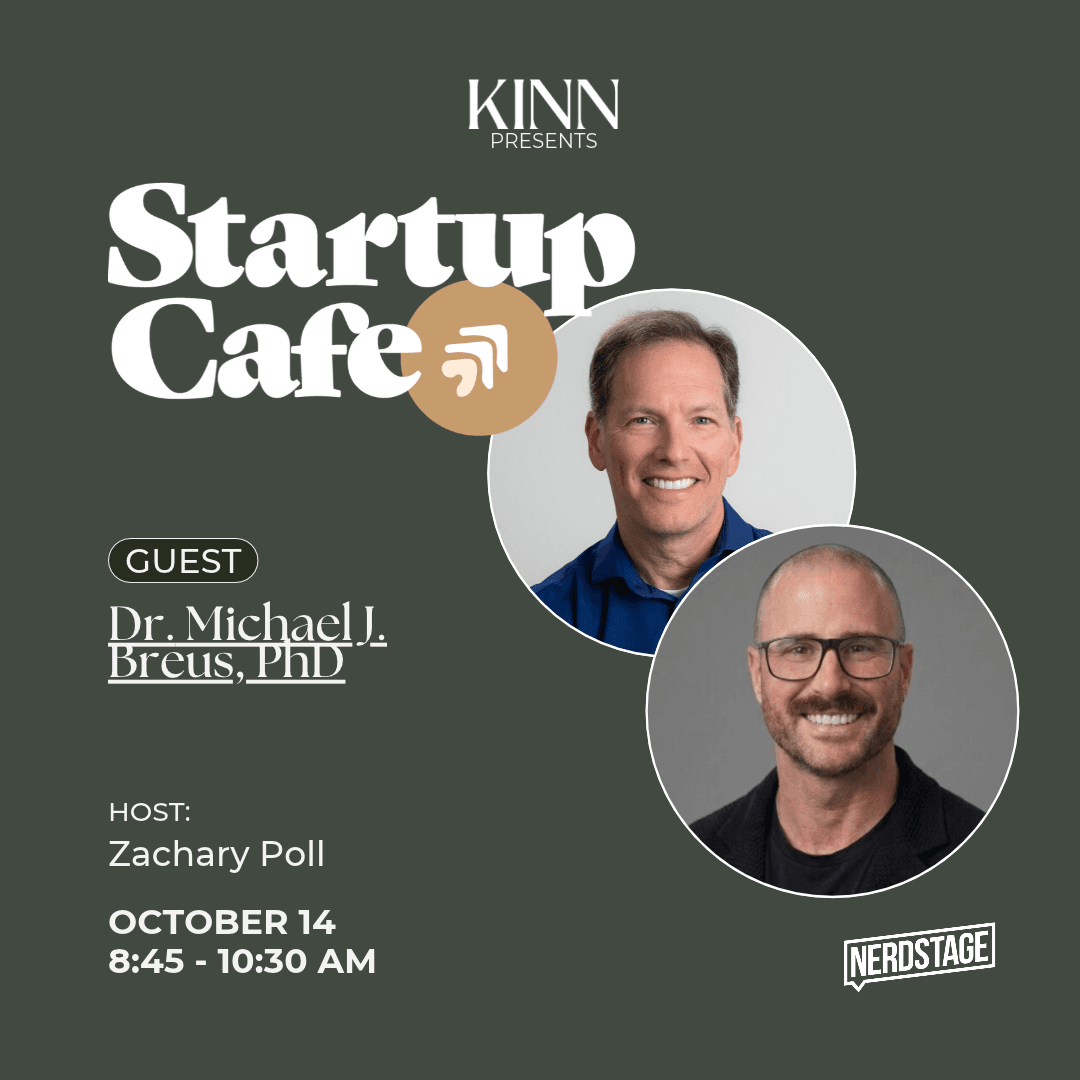 Startup Cafe: Perfecting Sleep - 8 habits to perfect your sleep with double-board certified sleep medicine doctor Dr. Michael Breus.