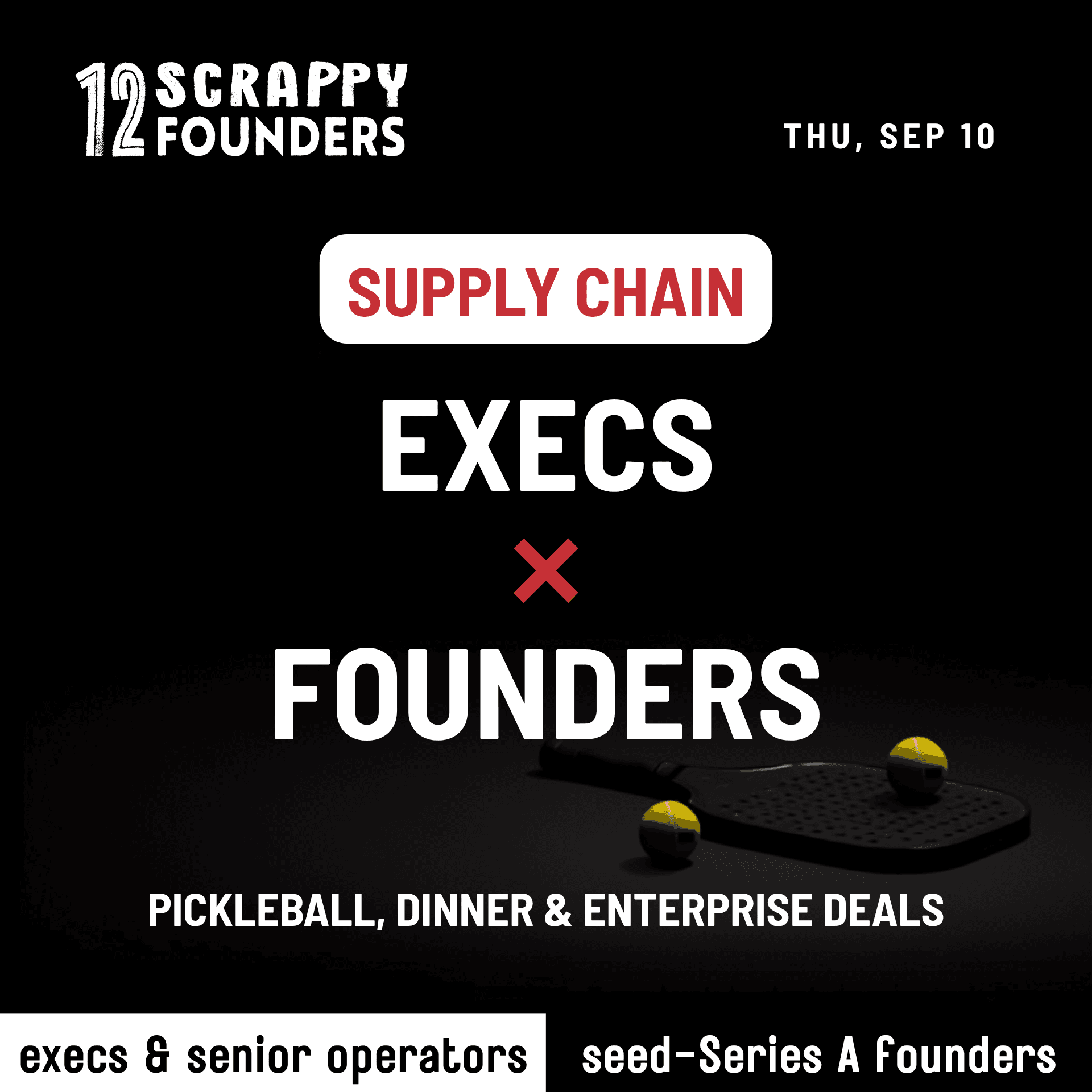 Pickle Talk: Supply Chain Execs × AI Founders (Seed to Series A)