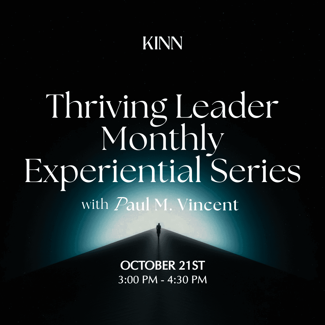 Thriving Leader Monthly Workshop with Paul M. Vincent