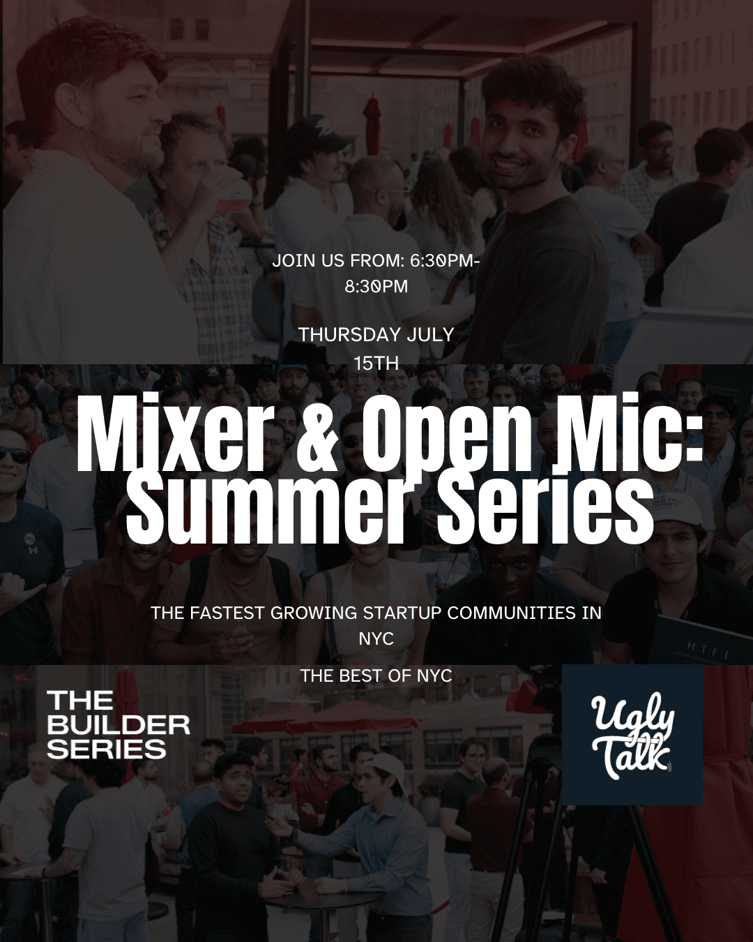 UGLY TALK X THE BUILDER SERIES: BROOKLYN TECH FOUNDERS OPEN MIC & MIXER 🥂