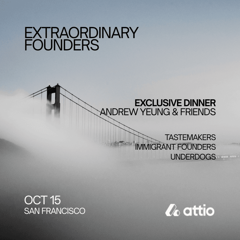 Extraordinary Founders Dinner (hosted by Andrew Yeung)
